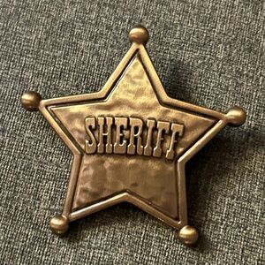 Toy Story Sheriff Woody replica badge